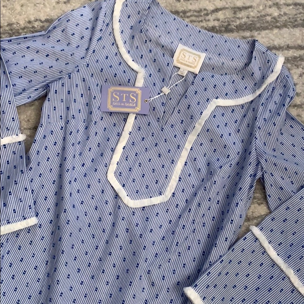 SAIL TO SABLE đ~ Bluebell Tunic Top Shirt ~S - Picture 7 of 8